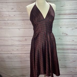 Alyn Paige Gorgeous striped dress red and black